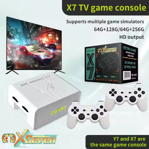 Coopreme X7 128G 256G Linux System Y7 4K Video Game Console LPDDR4 2GB TV Box Wireless Controller Re
