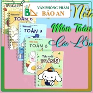 XO TAKE NOTE Math Formula Notebook Spring Plastic Cover - Size A5 - Grades 2/3/4/5/6/7/8/9