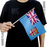 Fiji Country Mini Hand Flag Small 14x20 cm - Parade & Festival Accessories - MC Printing Quality