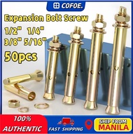 50PCS Dynabolt/Dyna Bolt/Expansion Bolt/Anchor Bolt/Expansion Sleeve Anchor Concrete Bolt 1/4" ,/ 5/