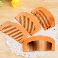 Peach Wood Comb Natural Wooden Hair Comb Household Comb Portable Convenient Anti-Static Comb Ladies 