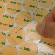 Strong 3M Double-Sided Adhesive Ultra-Thin Transparent 3M Tape 300LSE Non-Marking Round PET Ad