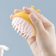 Small Crown Shampoo Brush-Baby Shampoo Handy Tool Children Infant Silicone Shampoo Hair Massage Brush