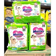 DIAPERS MERRIES PANTS 2BALL M34 / L30/ XL26