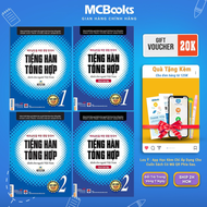 Sách - Combo Sách + Bài tập Tiếng Hàn Tổng Hợp Dành Cho Người Việt Nam Sơ Cấp 1 - Sơ Cấp 2 ( bản đe