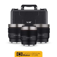 SAMYANG V-AF VLOGGER SET 3 LENS เซ็ทเลนส์ซีนีม่าระบบออโตโฟกัส พร้อม Hard case (ประกันศูนย์)
