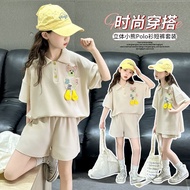 2026 Fashion 2026 Girls 2025 New Style Girls Summer Fashionable Cartoon Fashionable Short Sleeve Med