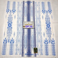 Sarung Donggala Putih Batik & Songket Motif Timbul