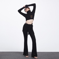 4Muggle Original Design Knitted Women's Casual Pants Hollow Out Slightly Wearable Niche Women's Pant