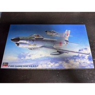 Hasegawa 1/72 F-86D Sabre Dog Japanese Version Assembled Model with Original Box, Complete Board Pie