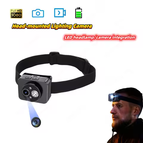 Action Camera Headlight First Perspective 2MP Sports Camera Smart Wave Hand Induction Video Recorder