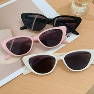 Vintage Cat Eye Sunglasses Fashion Shades 90s Slim Glasses Summer Eyewear Beach Sun Protection Sun G