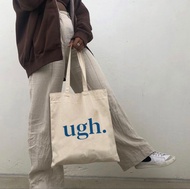 Tote Bag Canvas UGH / Tas Nudie Canvas / Tote Bag Kanvas / TIPE B
