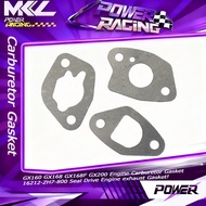 1Set Carburetor Gasket GX160 GX168 GX168F GX200 Engine Carburetor Gasket 16212-ZH7-800 Seal Drive En