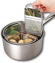 Instant Pot Steamer Baskets - Steamer Basket for Instant Pot Accessories, Pot Strainer Steamer for cooking, Steam Basket Stainless Steel Steamer Insert for Vegetables - 6qt size