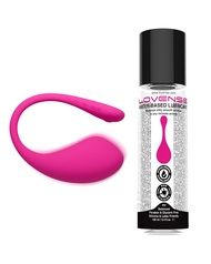 Lush 3 Wearable G-spot Vibrator for Women + LOVENSE Sex Lubricant Personal Water-Based Lube Moisturi