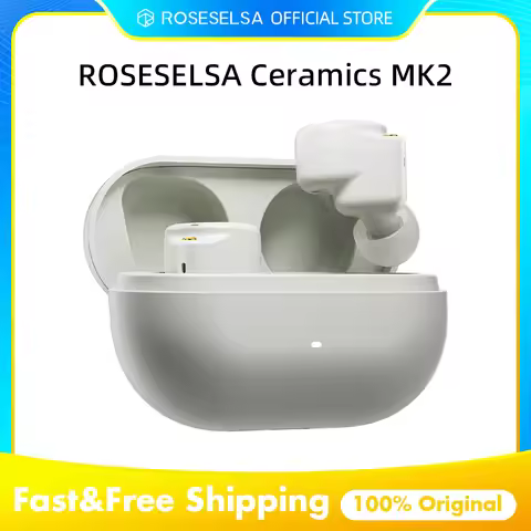 CERAMICS MK2 TWS Earbuds, 40dB ANC, Bluetooth 6.0, Hi-Res LDAC, IPX4 Sweatproof, 45H Playtime, HD Mi