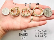 YES PH PINAKAMURA Legit TUNAY NA GOLD 18K EARRINGS Saudi Gold 2.4-4.2grams 100%NASASANLA AUTHENTIC GOLD