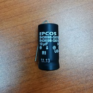 EPCOS 10uF 500V Axial Horizontal Electrolytic Capacitor for Audio
