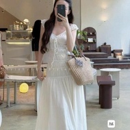 Long maxi dress, turtleneck dress with elastic waist and chest, long flared skirt 929(Z4) MH