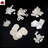 10pcs Beautiful natural Mother Of Pearl Abalone white inlay pearl shell, decorate instrument furnitu
