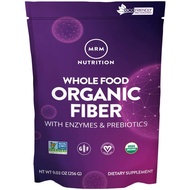 Nutrition Whole Food Organic Fiber | with Enzymes + Prebiotics | Insoluble + Soluble fibers | Digest
