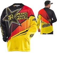 ROCKSTAR Performance Dirt Bike Jersey Motocross Jersey Motorcycle BMX Downhill Racing Shirt