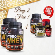 [BUY 2 FREE 1] HYDRO WHEY FEX NUTRITION PAKEJ KOMBO - UTK NAIK OTOT