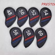 PRESTON Golf Wedge Cover, PU Leather 48 50 52 54 Degree Sand Wedge Headcover, Universal 56 58 60 Deg