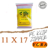 Plastic clips containing 100 pcs plastic clip/s size 11X17 Cm plastic zipper clip/s ziplock/s multi-