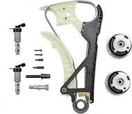 REVO Timing Chain Kit VVT Gears Solenoid Replacement for BMW 06-13 128i 328i 525i Z4 X6 E90 N52