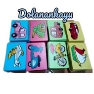 8-piece transportation Puzzle, children's safe toys