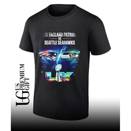Patriots vs Seahawks in Super Bowl LX 2026 Matchup T-shirt Size S-3XL