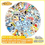 50PCS DOG Sticker British Funny Preschool TV Animation Waterproof Children Sticker Kid Toys