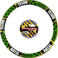 ◹ ♆ ▥ RUSI ROYAL 125 DECAL MAG STICKER GOOD FOR 2 MAGS