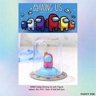 ORIGINAL KOREA AMONG US GLASS WITH FIGURE AM65