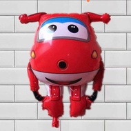 Balon SUPER WINGS / Balon Foil Super Wings Jet Dizzy Donnie Jerome Sky