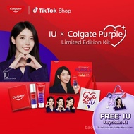 IU x Colgate Purple Limited Edition Kit (Teeth Whitening)  Colgate Optic White Purple Toothpaste 100