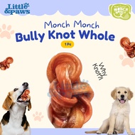 Monch Monch Bully Knot Whole 1Pc Doggo Snackos Bully Stick For Dog Treats Dog Snacks Dog Chew