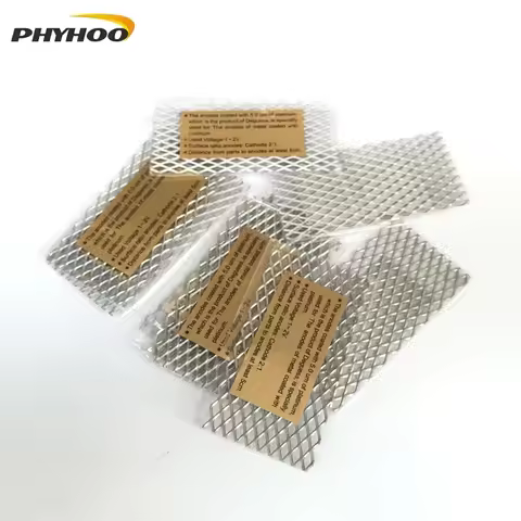PHYHOO Electroplating Machine Accessory Gold Plated Titanium Mesh For Rectifier Machine
