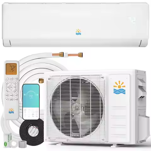 Mini Split Air Conditioner - 18000 BTU Ductless Mini Split Ac/Heating System, 1250Sq.Ft, 208/230V 21