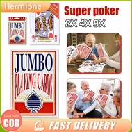 Giant Jumbo Poker Cards 6x High Quality Art Paper Casino Full Deck Oversized Playing Card Big Size 5