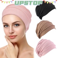 UPSTOPBO Women Cancer Muslim Scarf Cap Elastic Cloth Head Cap Hat Chemo Cap