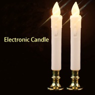 2Pcs Electric LED Candles Light For Wedding Party