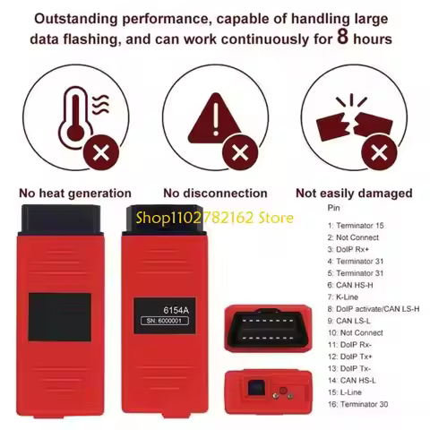 547B Driver 6154A 24.3.1 Support DoIP Better than VNCI 6154A 5054A Cover All Group Car Till 2024 OBD