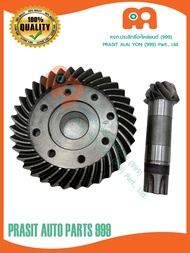 เฟืองบายศรี + เดือยหมูเพลาหน้ารถไถ ยันม่าร์ YANMAR EF453T EF494T EF514T (36T x 8T)