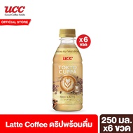 ยูซีซี โตเกียวคัปป้า กาแฟลาเต้ 250 มล. แพ็ค 6 ขวด UCC Tokyo Cuppa RTD Coffee Latte 250 ml Pack 6 bottles