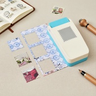 Scrapbook Lever Punch, 1x0.8 , Punch Lubang Kertas Segi Empat 1 x 0.8 inci, Sesuai untuk Scrapbook &