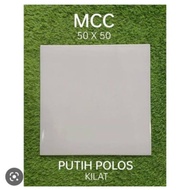 Keramik Lantai 50x50 MCC Polos Putih