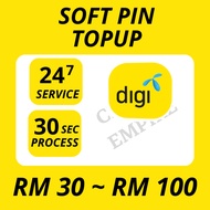 Digi Soft Pin Topup RM 30 ~ RM 100